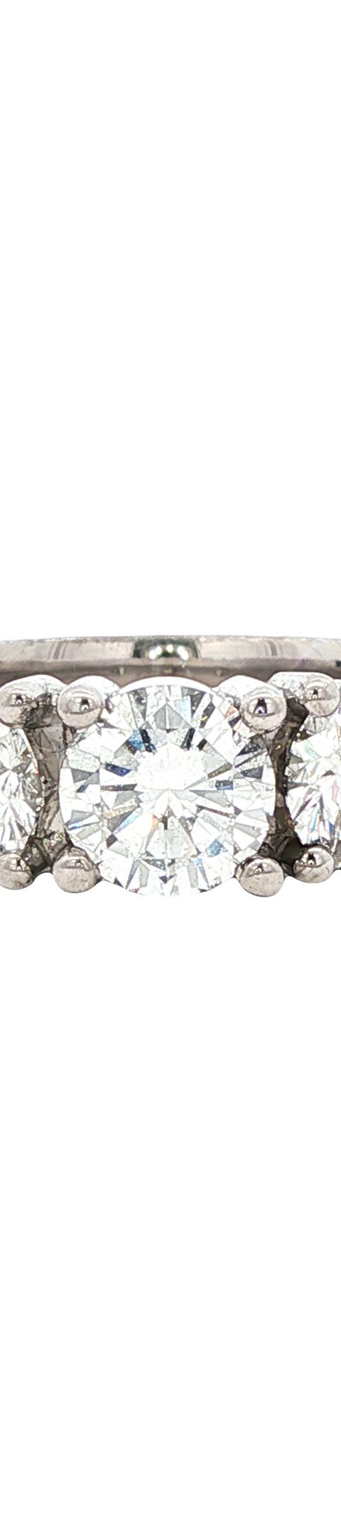 Vintage 14K White Gold Ring with Diamond